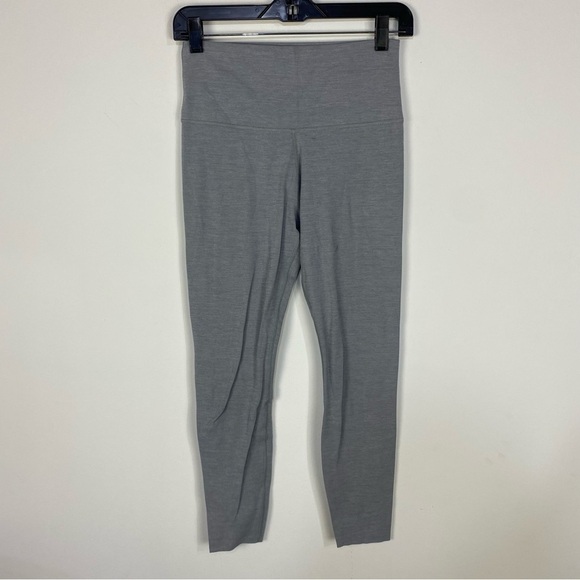 Nike dri fit grey gray leggings workout athletic soft yoga pants - Picture 1 of 3
